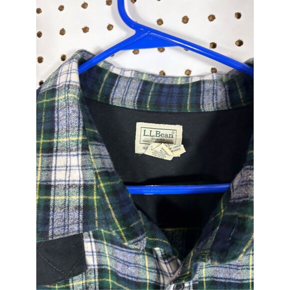 LL Bean Heritage Scotch Plaid Flannel Shirt Men’s XXL Reg Slightly Fitted - Picture 6 of 7